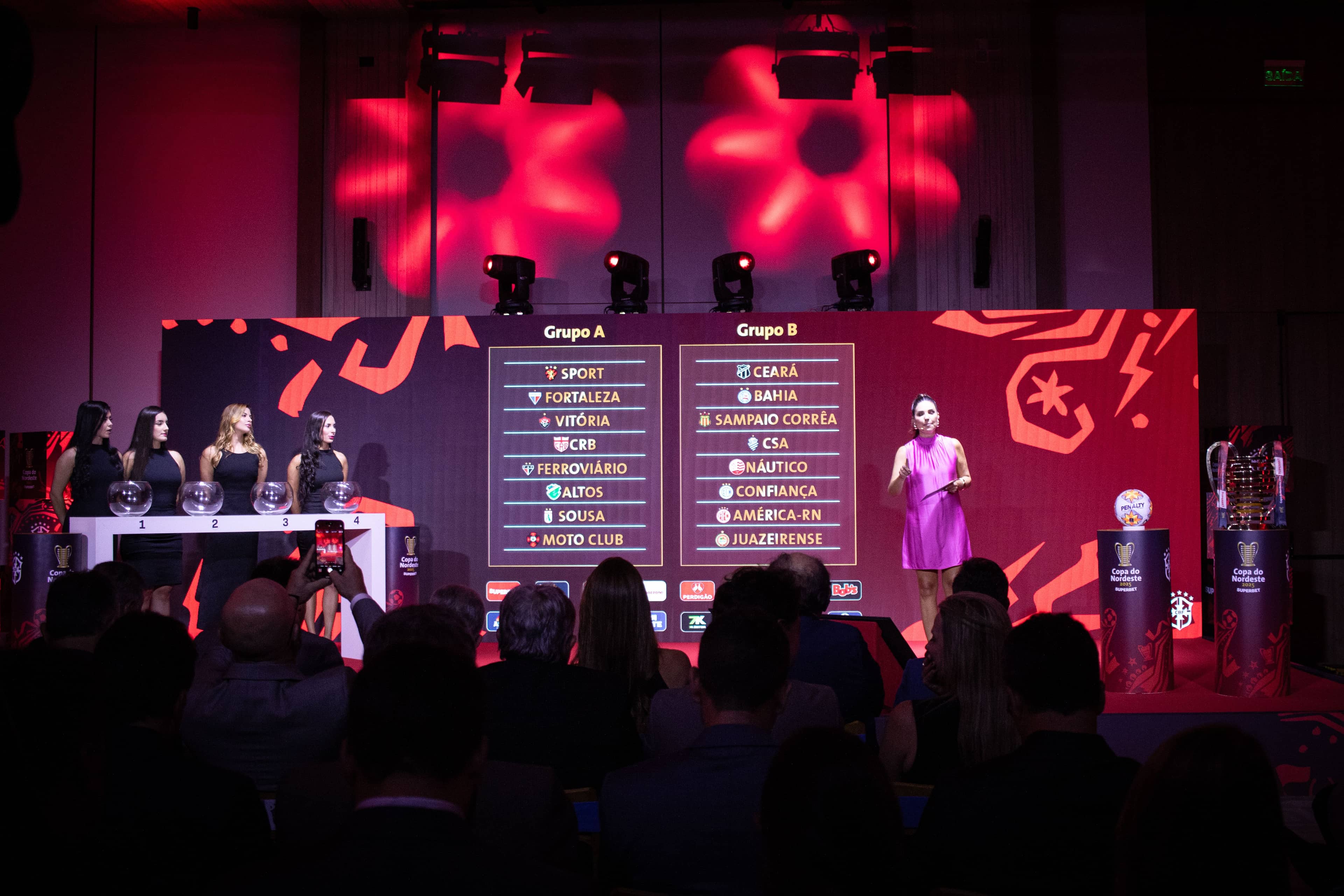 Sorteio definiu os grupos da Copa do Nordeste 2025 Superbet