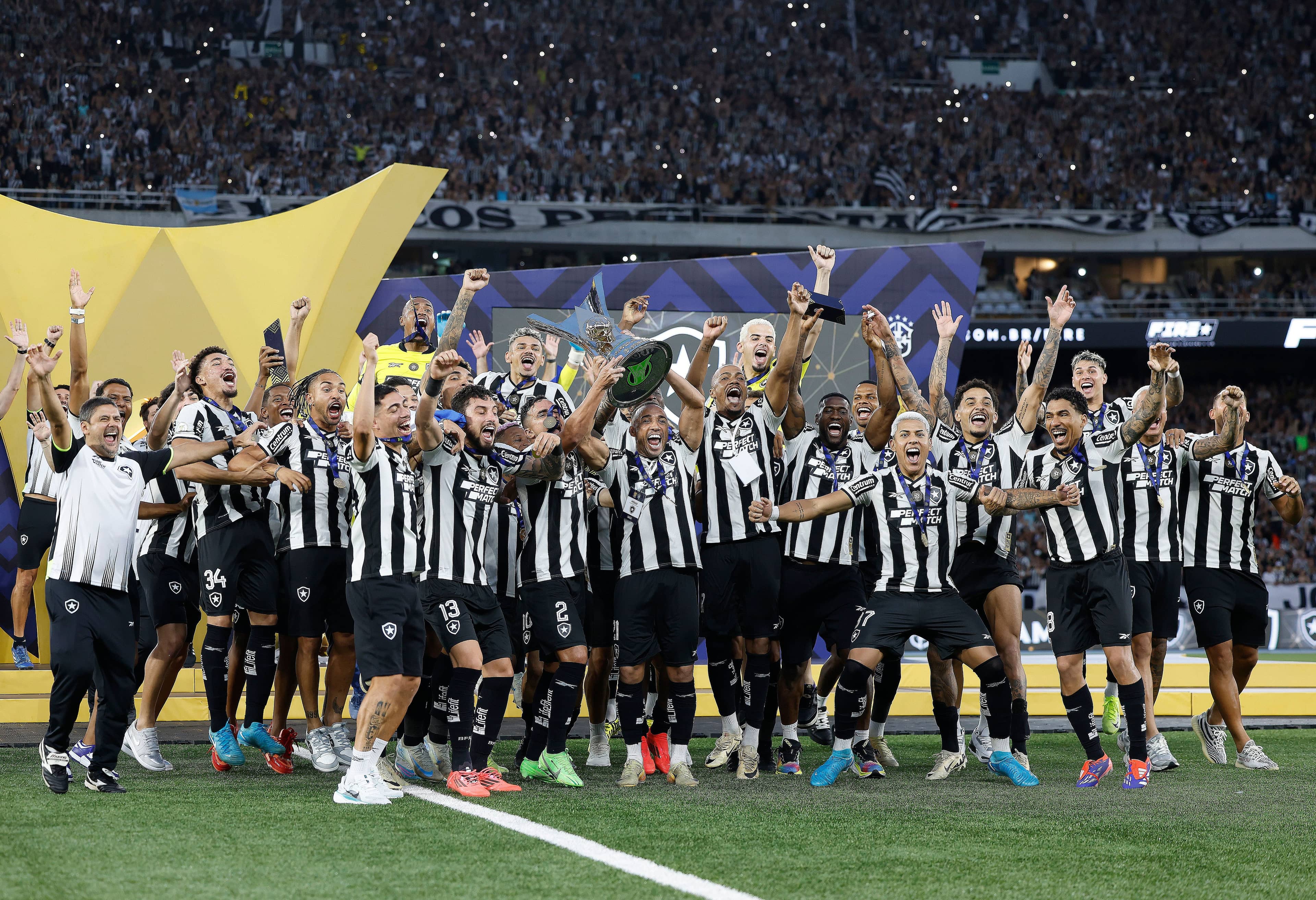 Botafogo é o atual campeão do Brasileirão