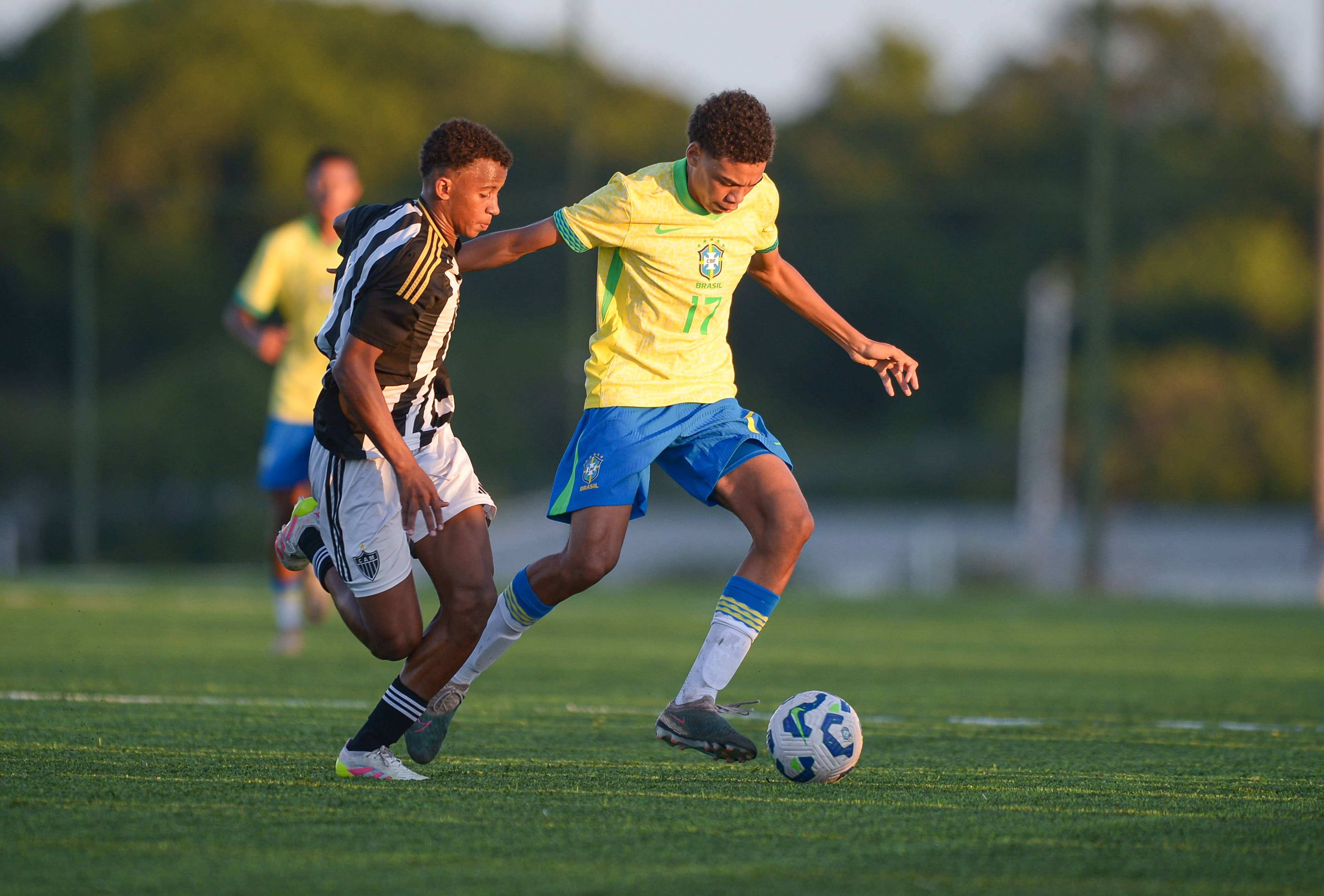 Júlio durante confronto contra o Atlético-MG, válido pelas quartas de final da Copa 2 de Julho