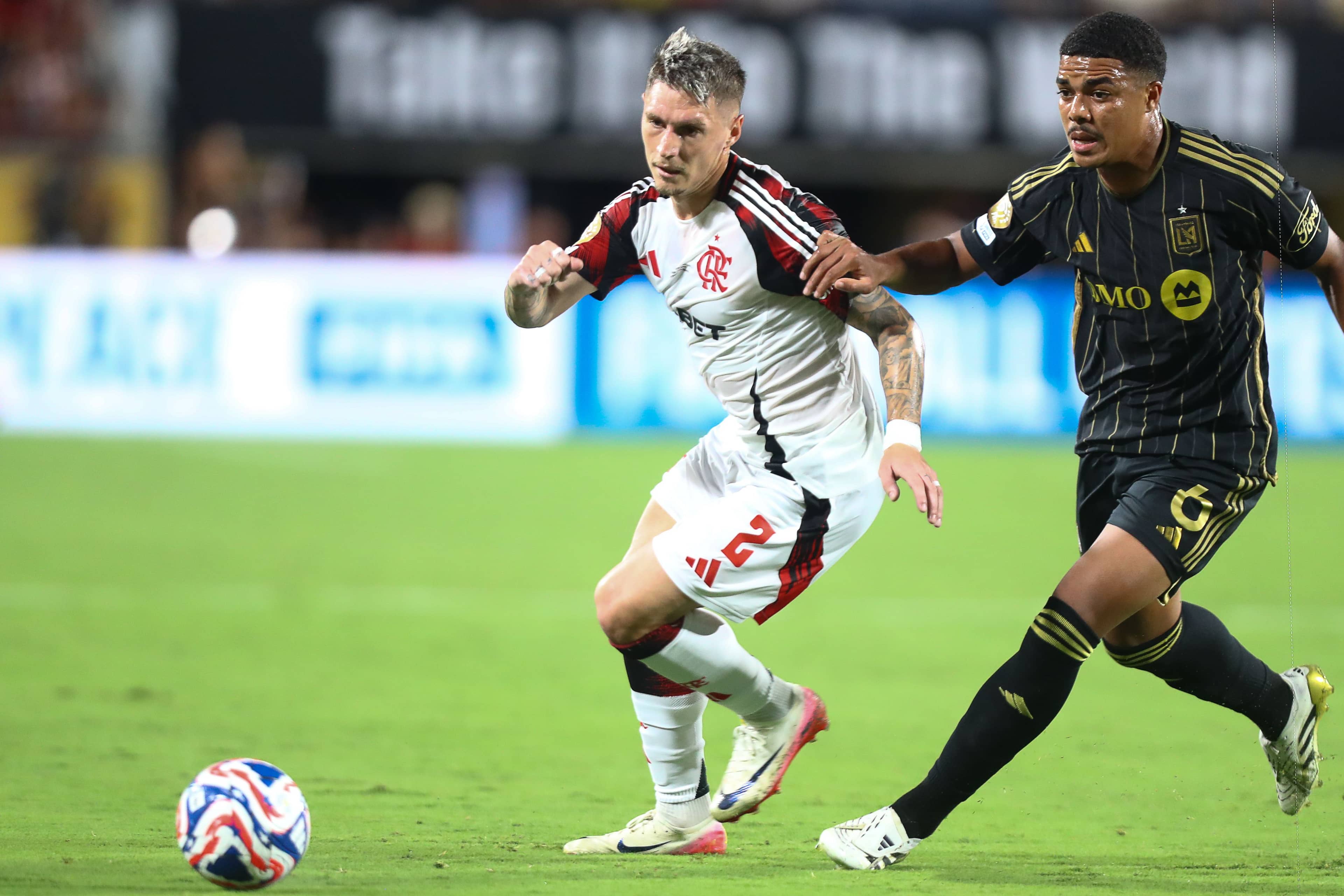 Flamengo enfrentou o Los Angeles FC na noite de terça-feira 
