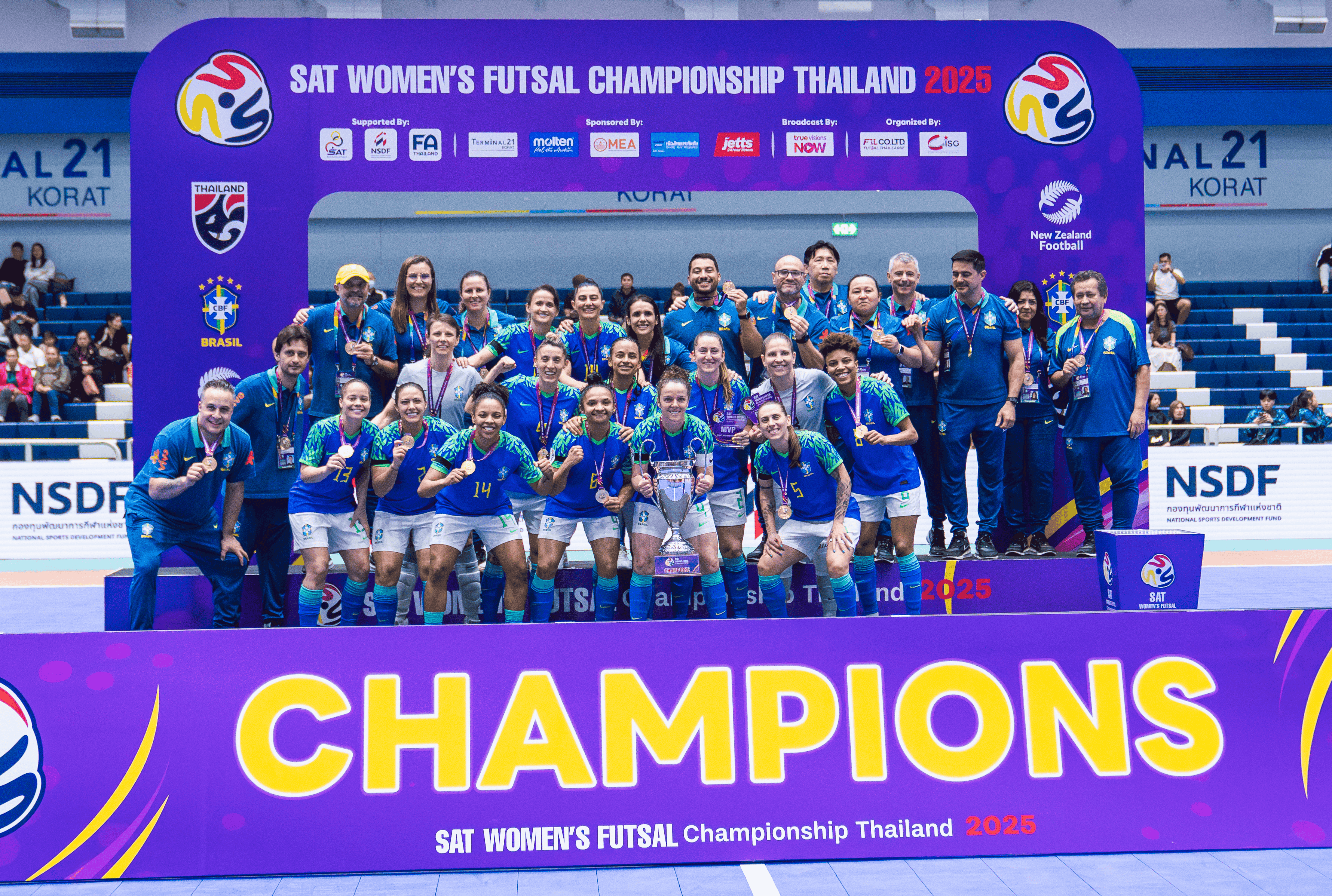 Brasil é campeão do Women's Championship Thailand
