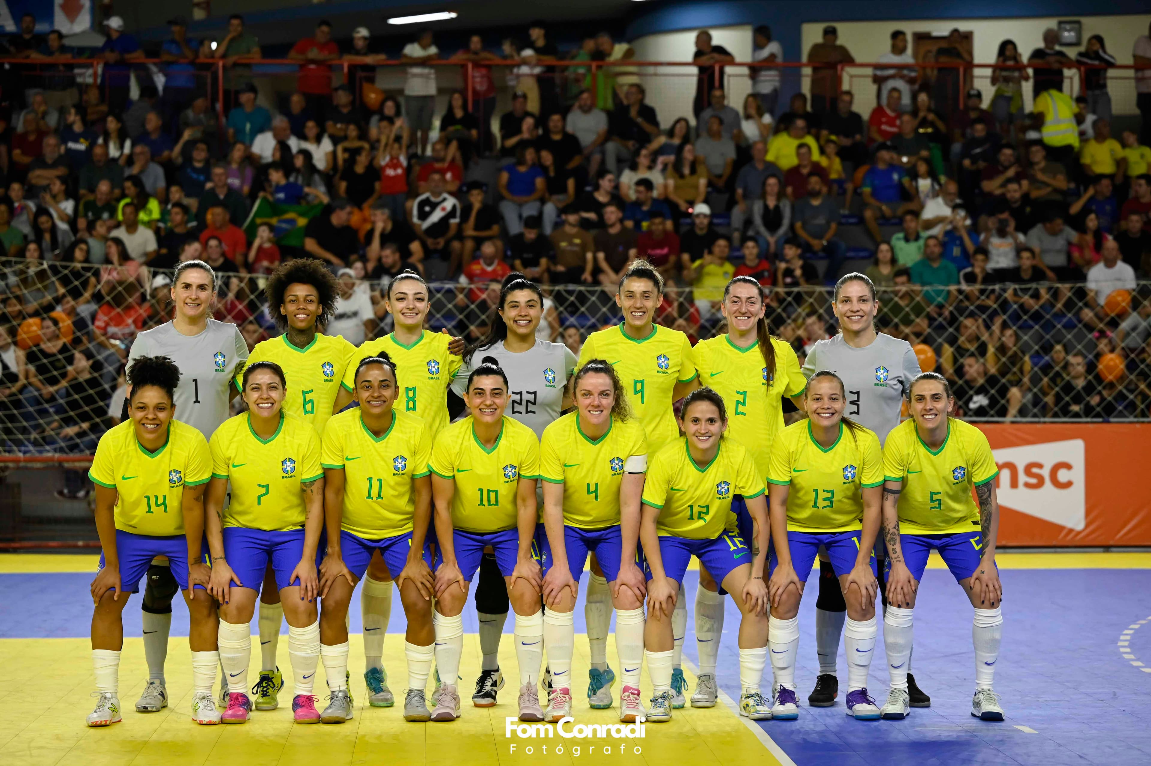 Seleção Brasileira estreia na Copa América de Futsal Feminino neste sábado